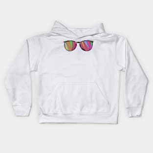 Vector glasses Kids Hoodie